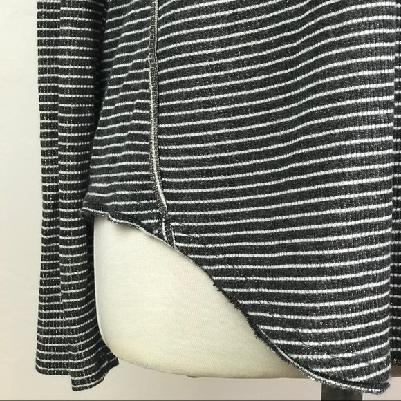 ANTHROPOLOGIE Akemi + Kin Striped Henley Top Large - Picture 8 of 13